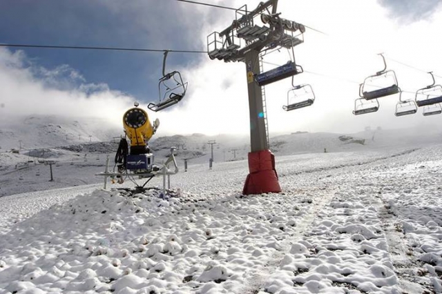 el canon de nieve